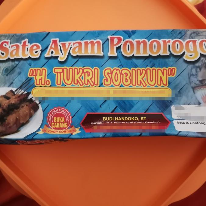 

Sate Ayam Ponorogo H Tukri Sobikun (10 tusuk)