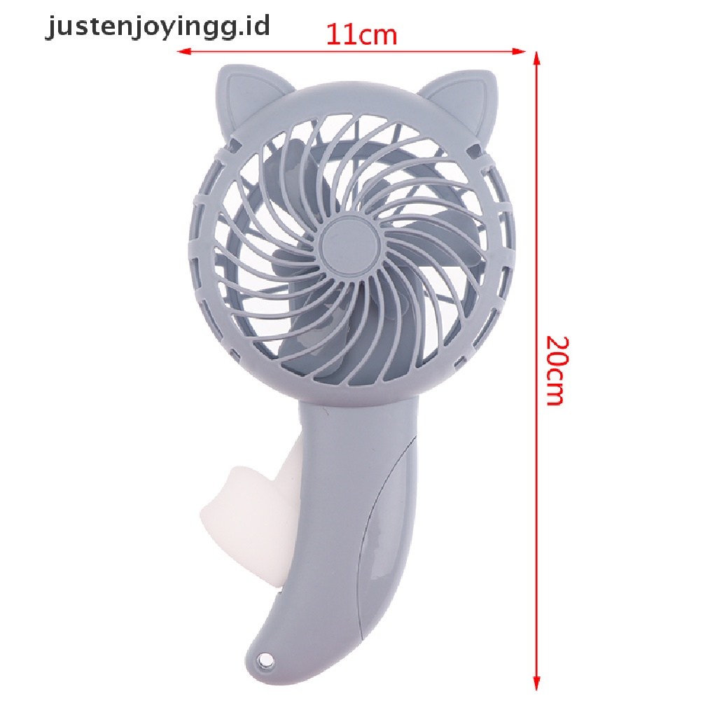 (Justenjoyingg.Id) Kipas Angin Genggam Mini Manual Aneka Warna