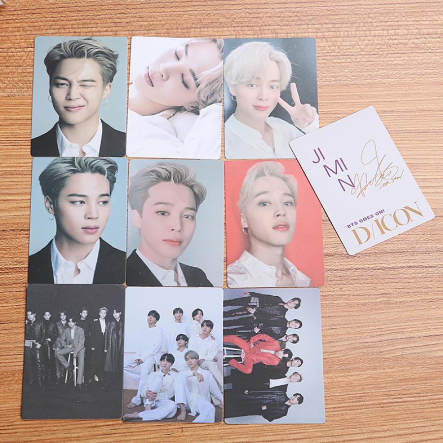 9pcs / set Kartu Foto Lomo KPOP BTS Dicon