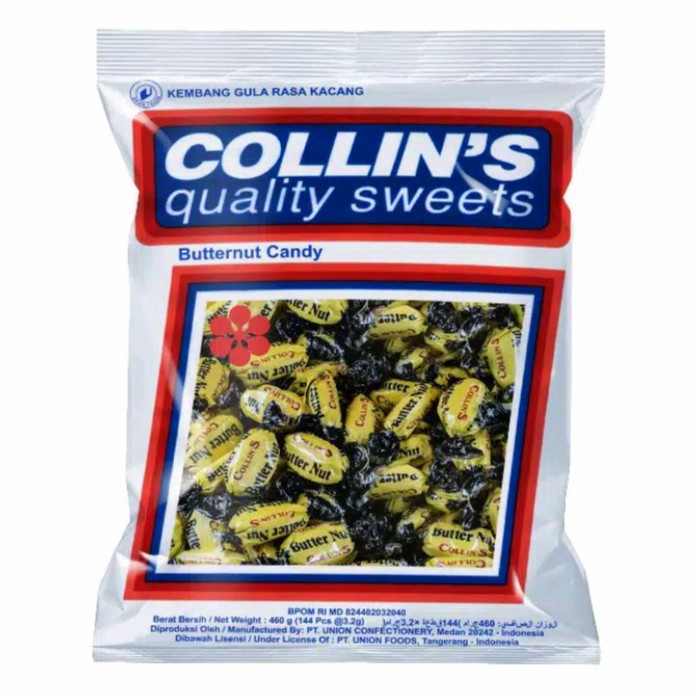 

PERMEN KACANG BUTTER NUT COLLIN'S 250 GRAM