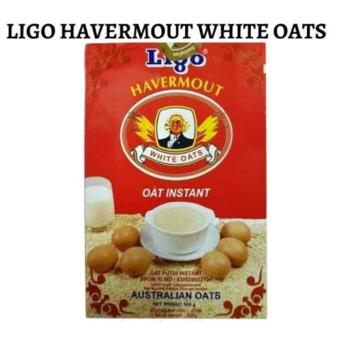 

Ligo Oat Havermout Instant White Oats 500gr - oatmeal sarapan