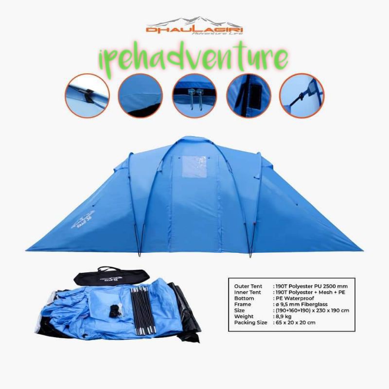 tenda dhaulagiri fami 36 tent 6 person