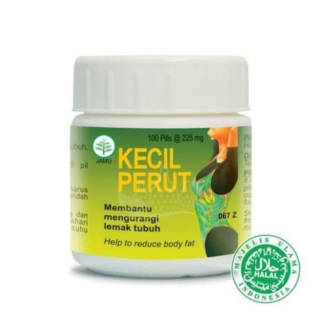 PIL KECIL PERUT ORIGINAL BPOM DIET HERBAL PELANGSING TUBUH SUSUT LEMAK KURUS ALAMI SEHAT 100 PIL