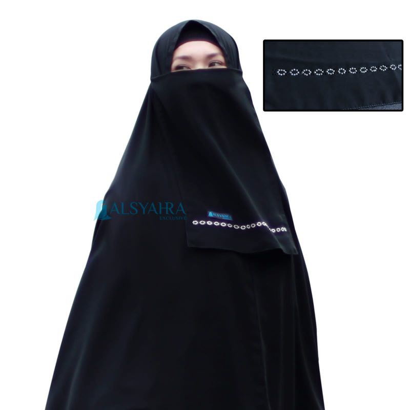 cadar tali alfida sifon jetblack Alsyahra exclusive