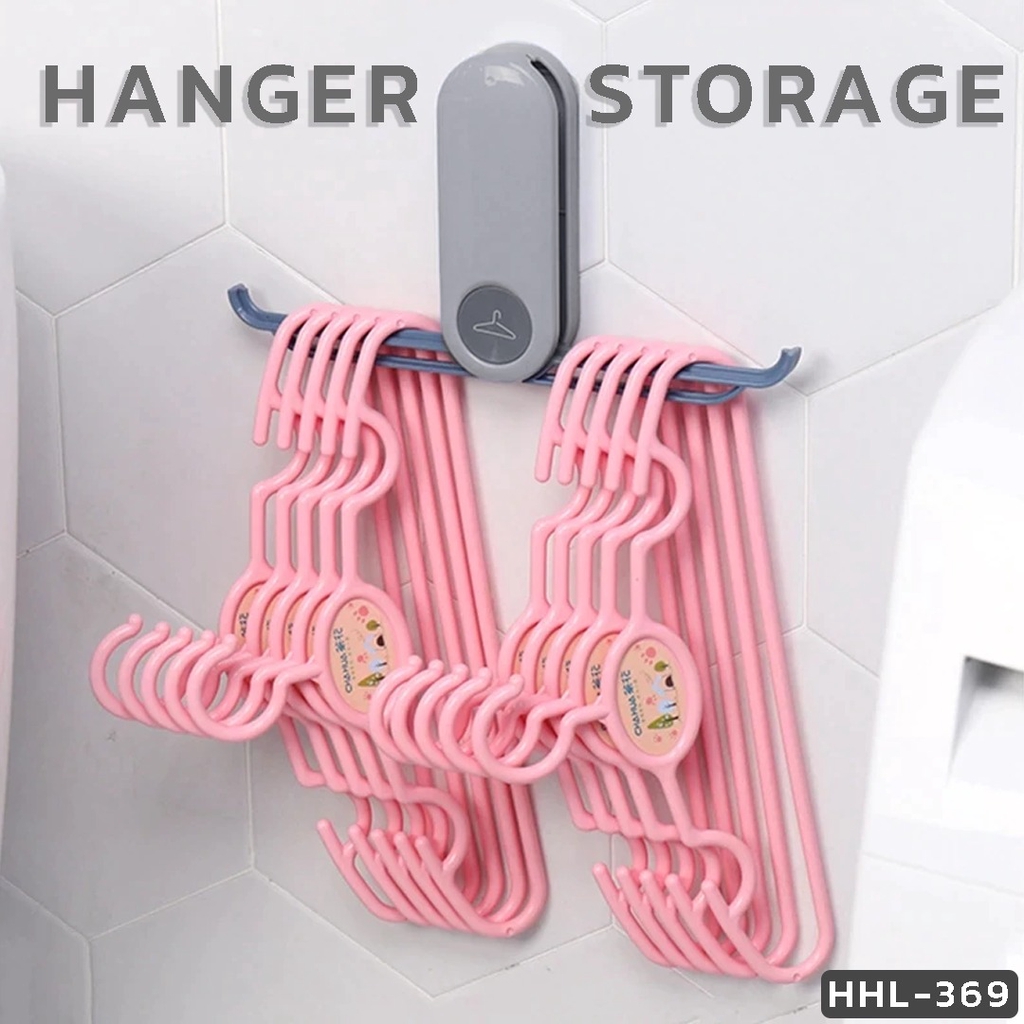 HANGER STORAGE rak organizer gantungan dinding plastik ABS new