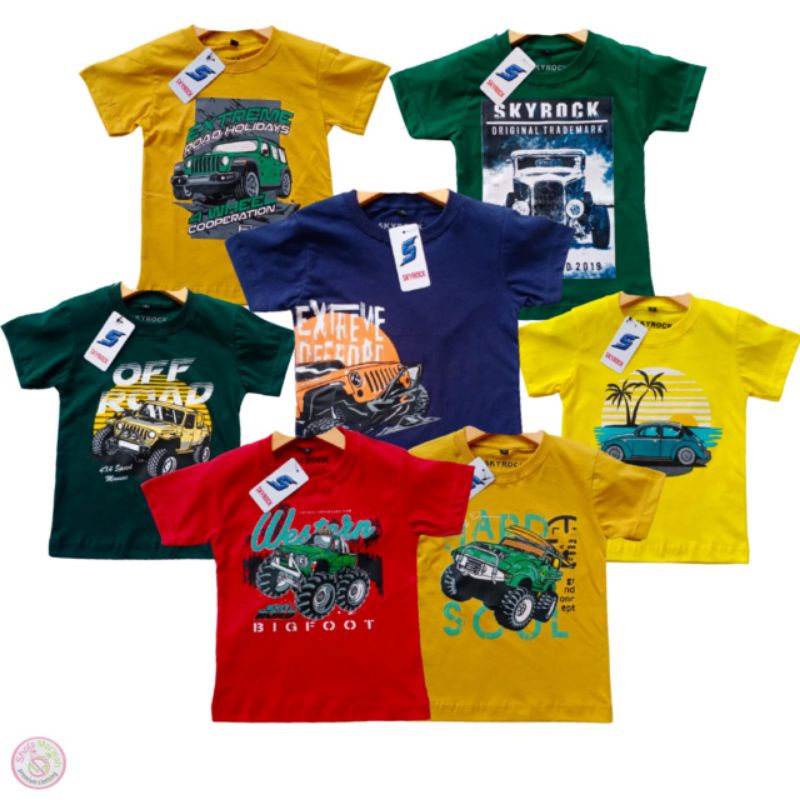 [ CAR EDITION ] KAOS DISTRO ANAK Keren bisa COD KAOS MOBIL KAOS KARAKTER