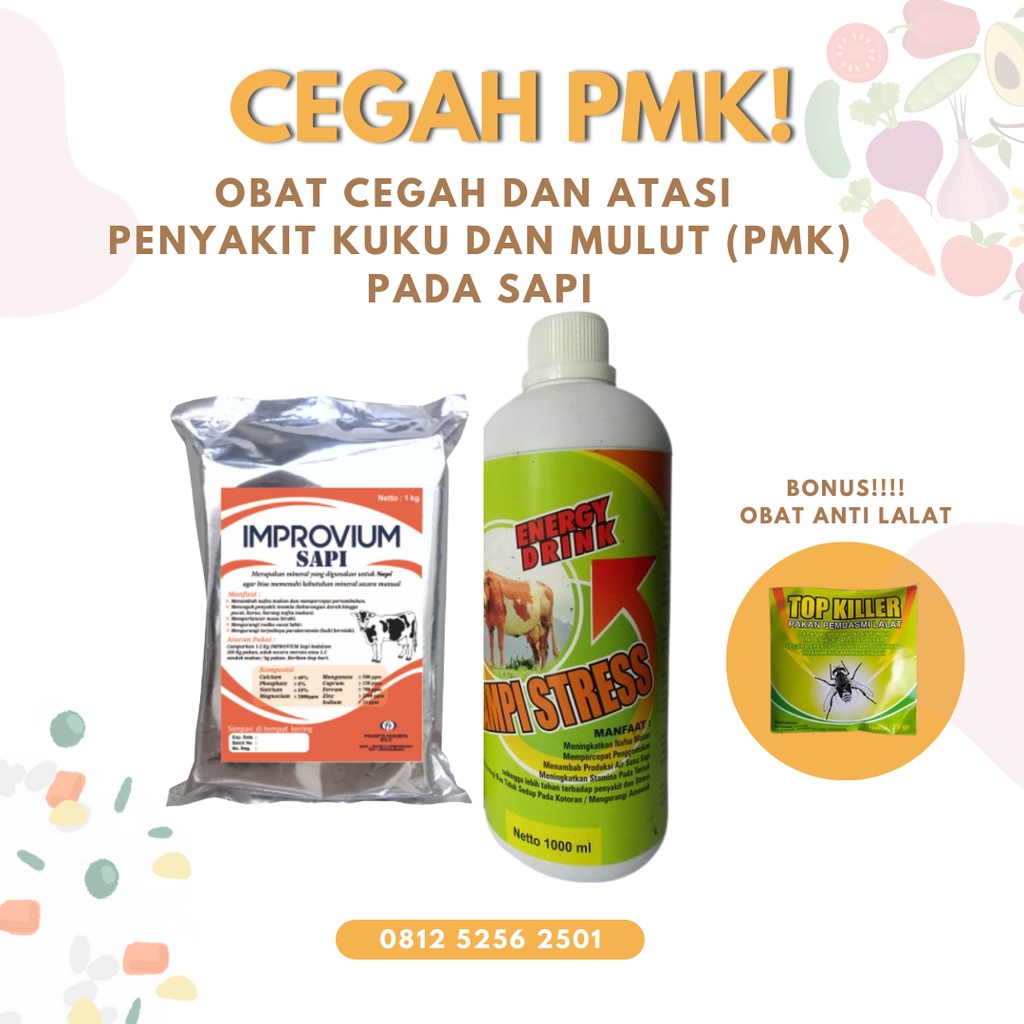 Obat PMK Sapi - Obat anti Penyakit Mulut dan Kuku Sapi - PMK Sapi - Herbal Alami Anti Penyakit Mulut