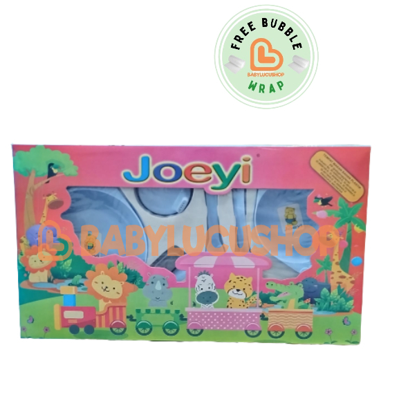 Feeding Set Joeyi Ukuran BESAR Dan KECIL EXTRA PECKING | Set Alat Makan Bayi | Kado Lahiran Bayi Tempat makan Bayi