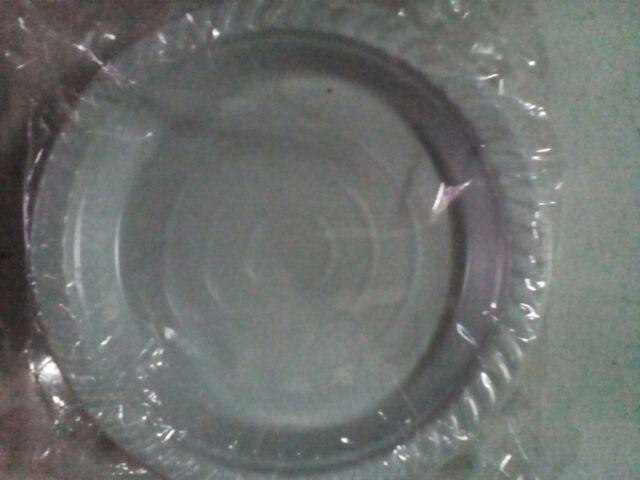 Piring Plastik 50pcs Uk 6 Kecil S Party Kue Makan Disposable Murah P6 Warna Putih Bekasi