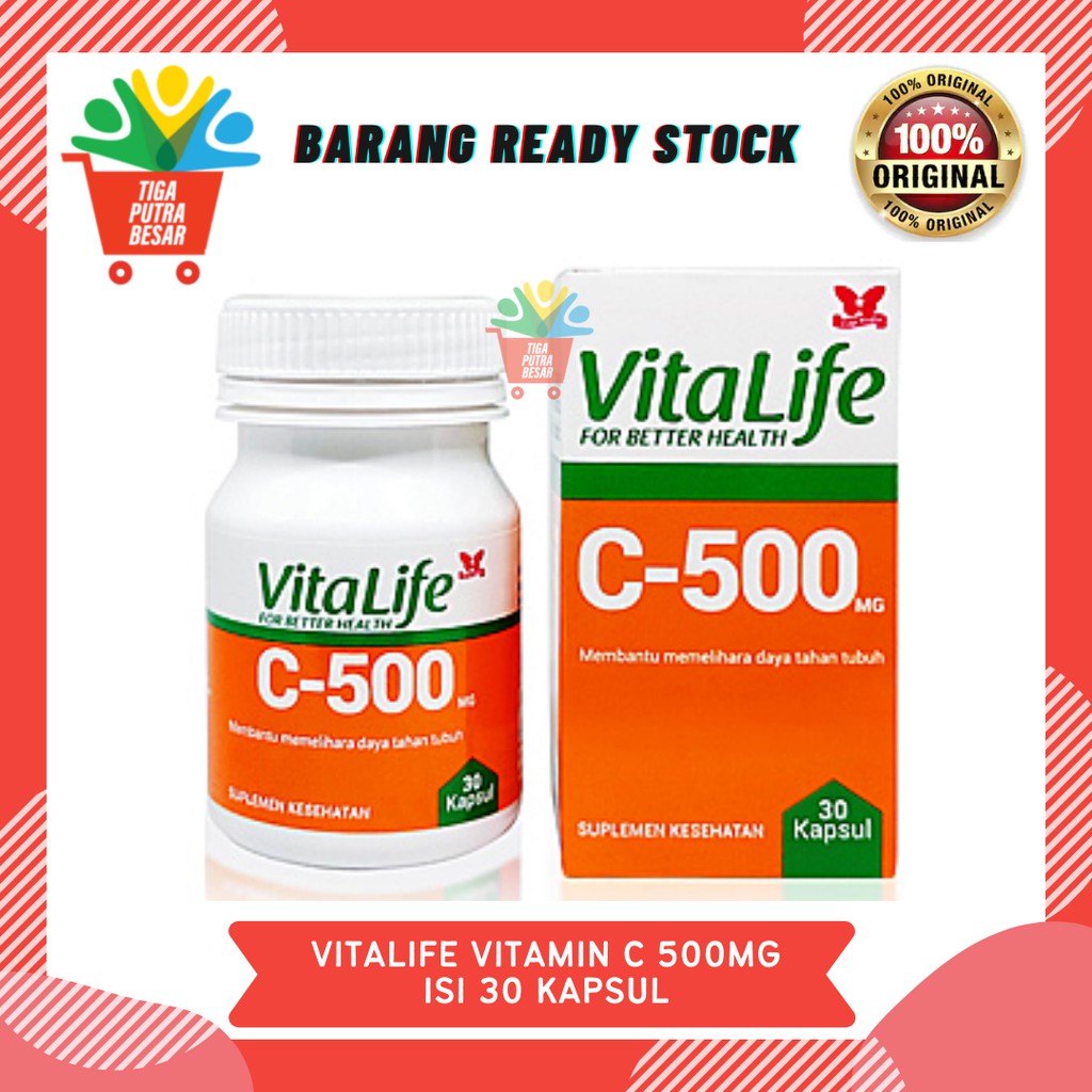 VITALIFE VITAMIN C 500Mg ISI 30 KAPSUL