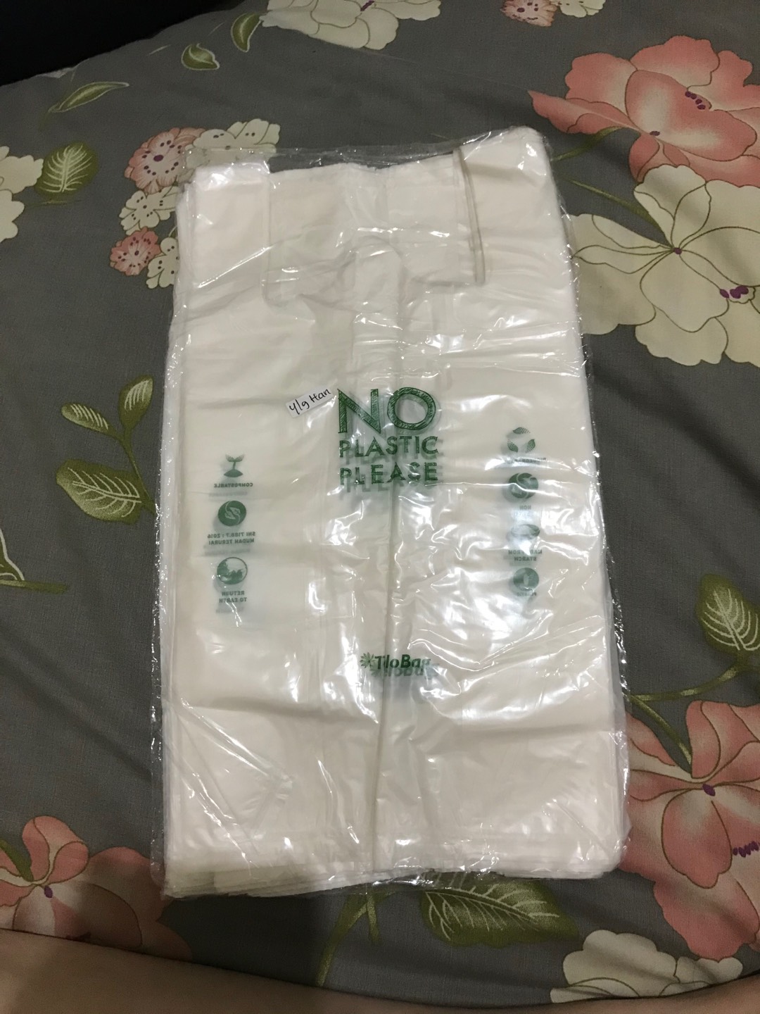 Kantong (17x32cm) Ramah Lingkungan Dari Singkong - Produk Indonesia