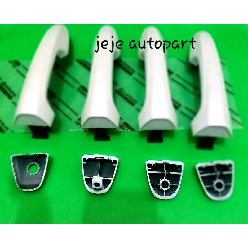 hendel handle pintu luar set warna putih innova reborn fortuner hilux ORIGINAL