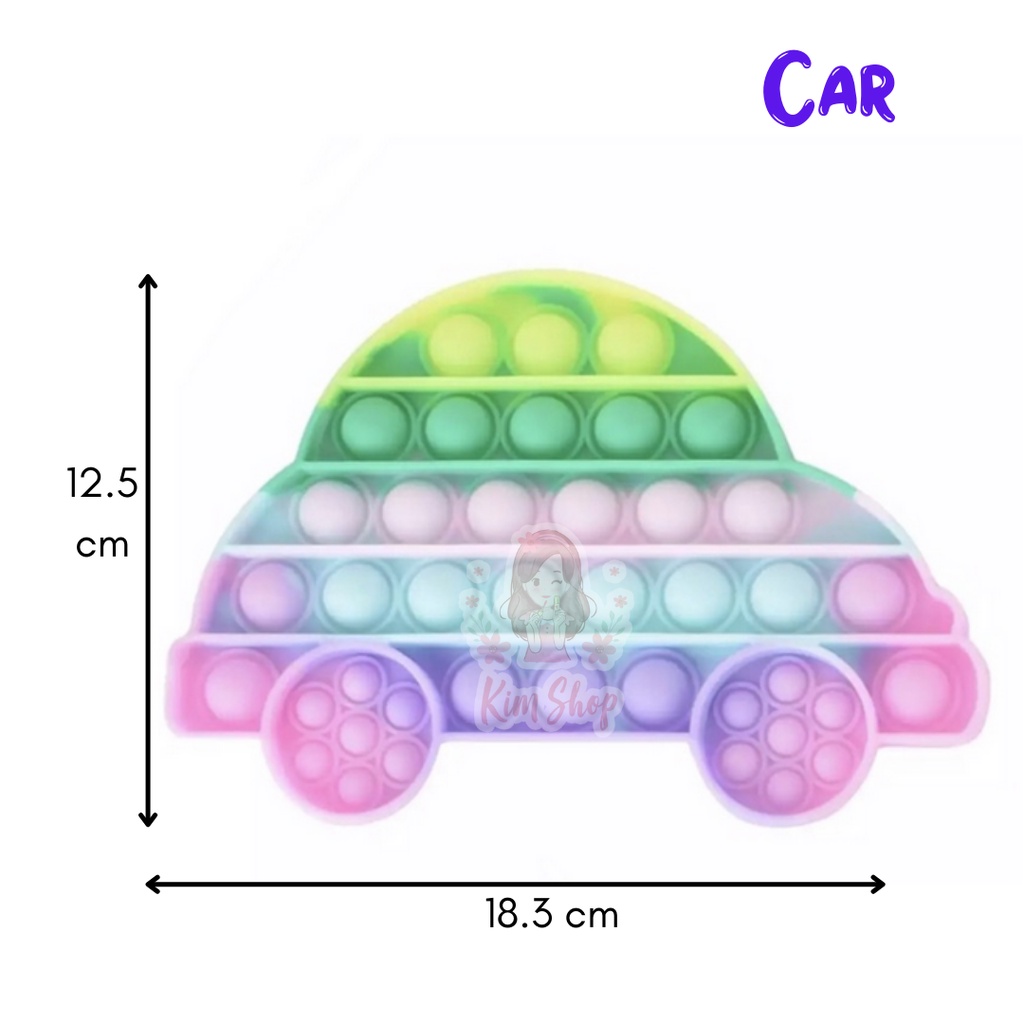 POP IT Fidget Toy Push Pop Rainbow 