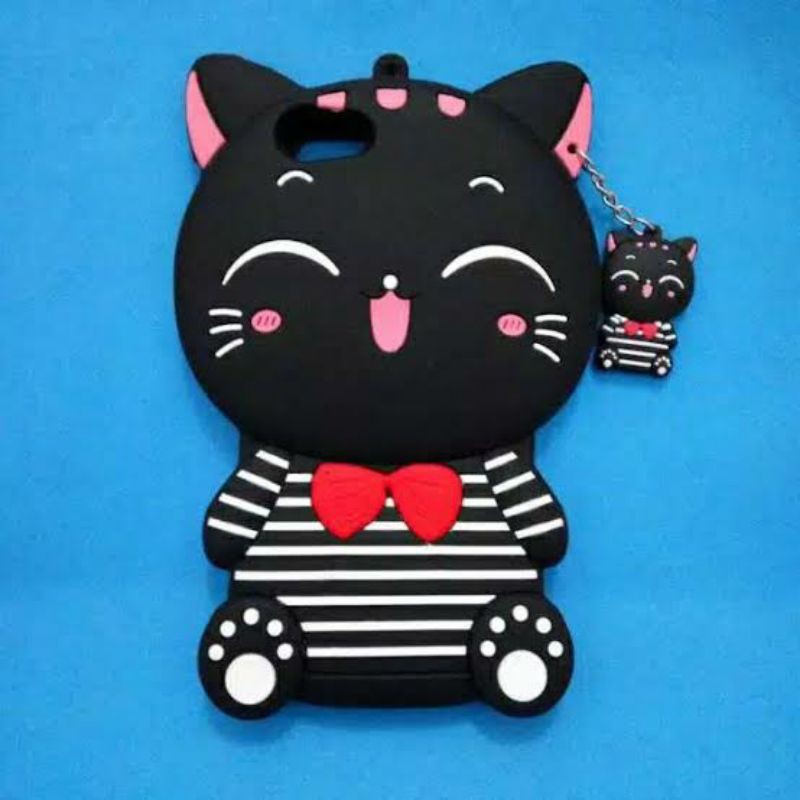 Case Boneka Oppo A39 A57 Mimicat 3D 4D Softcase Carakter