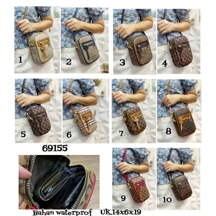 Tas Hp Sling Bag Import Kode 69155