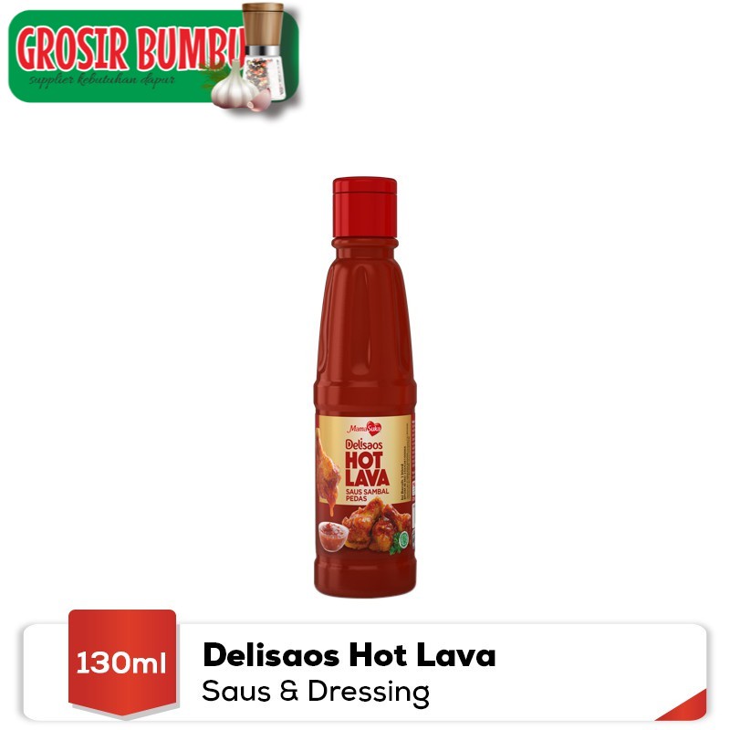 

MamaSuka - Delisaos Hot Lava 130 ml Saos Pedas Mama Suka