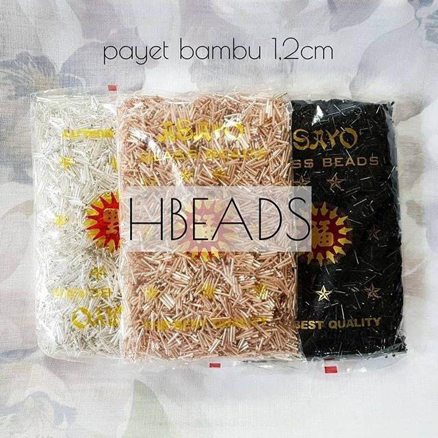 B1003 | 100gr ASAYO 12 mm payet / mote bambu semi jepang