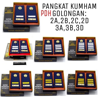 Jual PANGKAT KUMHAM PDH PDU [2A,2B,2C,2D,3A,3B,3C,3D,4A,4B] LIS BIASA ...