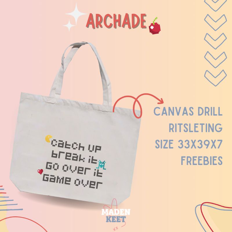 NCT DREAM GLITCH MODE TOTEBAG CANVAS  / muat laptop