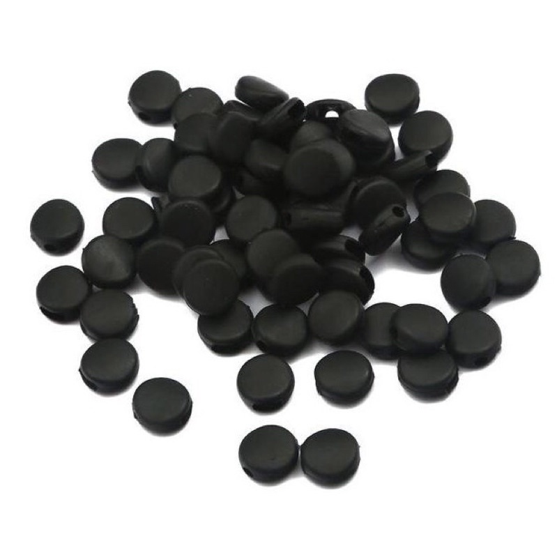 100PCS Stopper Tali Karet Masker Silikon Toggle Stopper  Elastis Silikon
