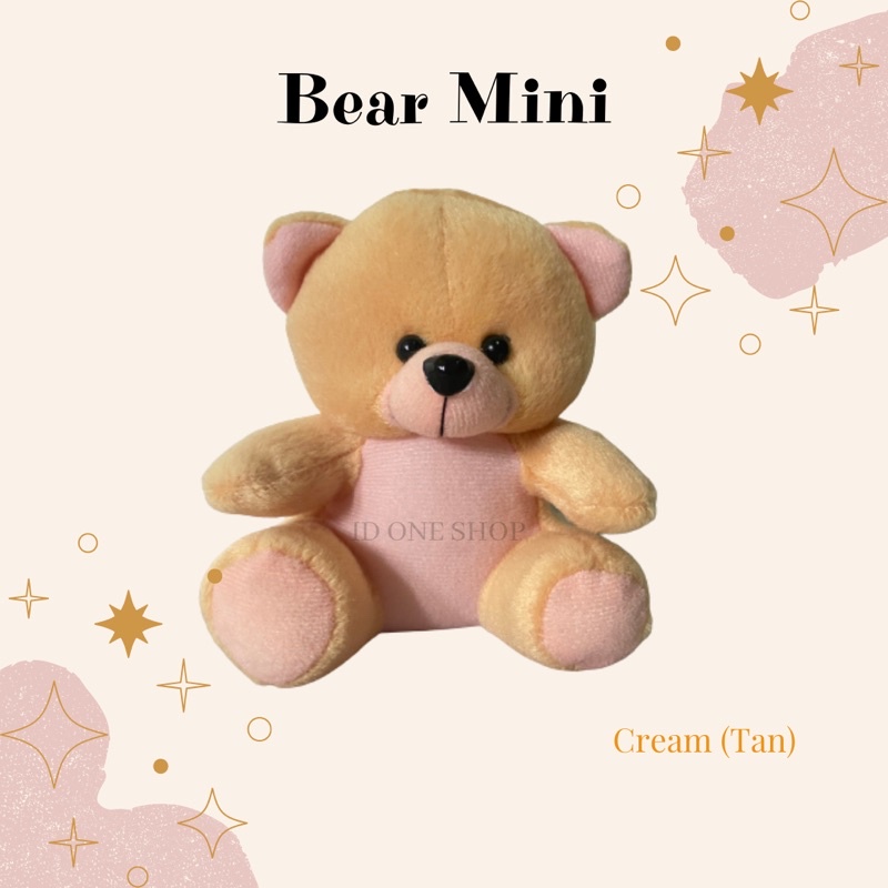 Bear Wisuda 13 dan 15cm / Bear Mini / Boneka Mini / Boneka Bucket / Bear Bucket