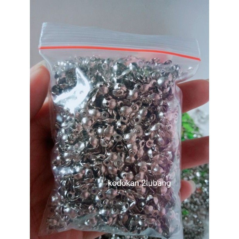 Kodokan 2 lubang silver dan gold (7 gram)(-+96 biji)