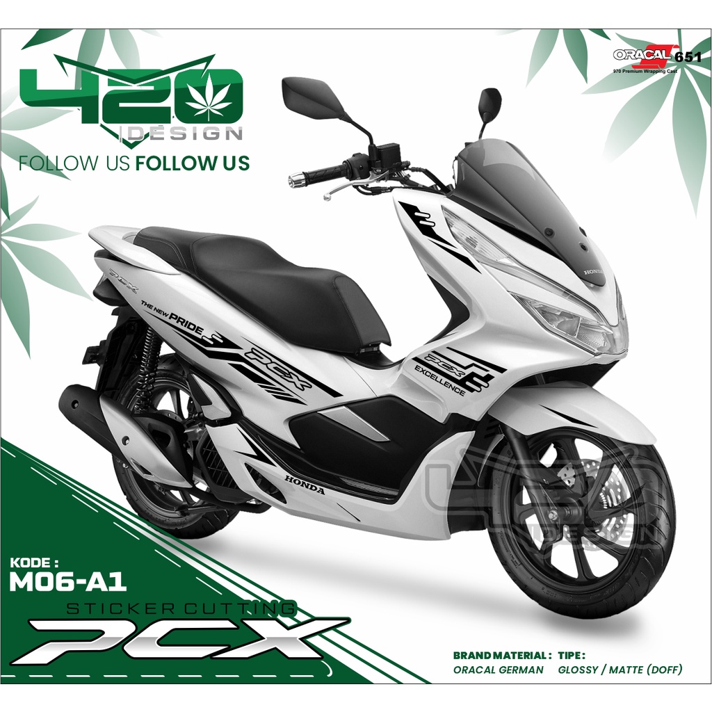 Cuting Body PCX 150  / Stiker Cutting PCX / Aksesoris Stiker Cutting PCX All New Variasi Custom Desa