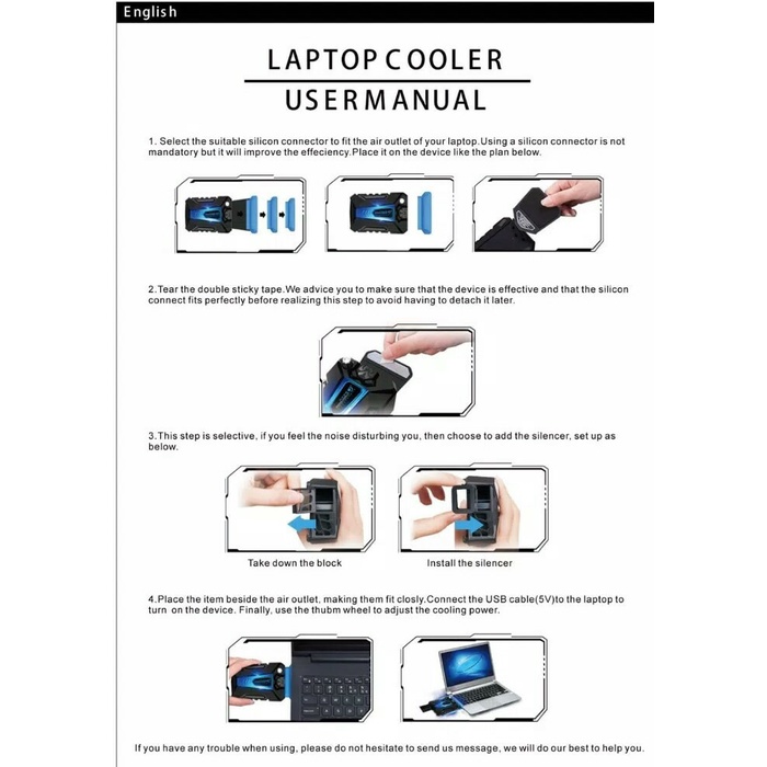 Pendingin Laptop CoolCold Universal Laptop Vacuum Cooler