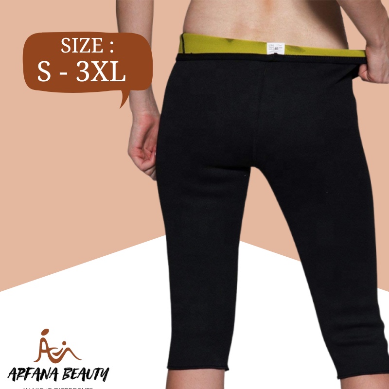 Celana Sport Pelangsing Perut Wanita Pembakar Lemak Sauna Olahraga Alat Pengecil Perut Leging Senam Aerobik Celana Diet Hot Shapers Pants Original Termurah Bergaransi CHS-1055