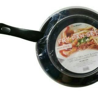 MASPION Teflon Fry Pan Set 2in1 18cm dan 23cm - Frypan