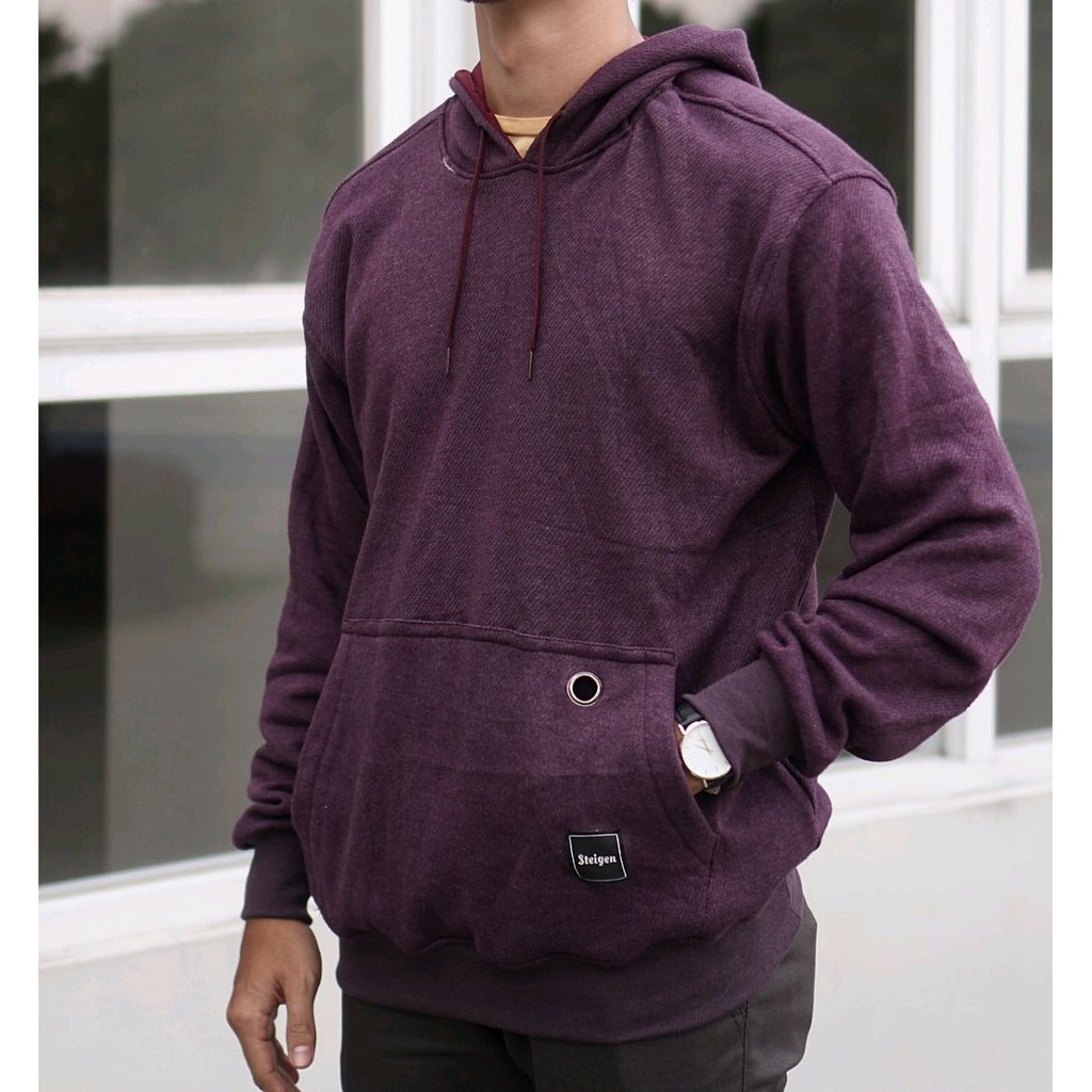 TERLARIS Steigen Hoodie Dark Purple Jaket Keren
