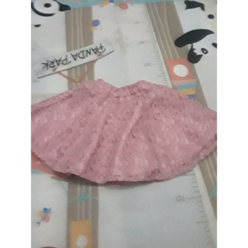 preloved rok brukat gliter dan tutu