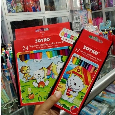 

Joyko Pensil Warna Kualitas Super 24warna&12warna...