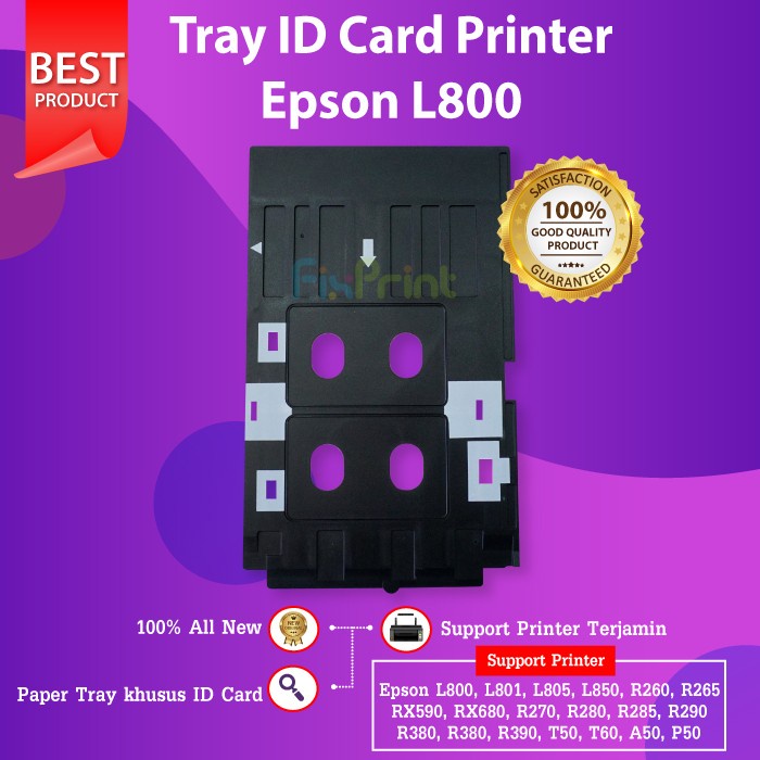 Tray ID Card Epson L800 L805 Tatakan Kartu Nama Printer T60 L850 R290