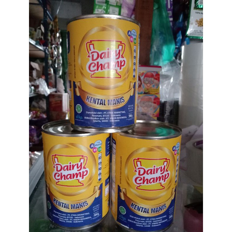 

Susu Kental Manis Dhairy Champ Murah Bingittttsss