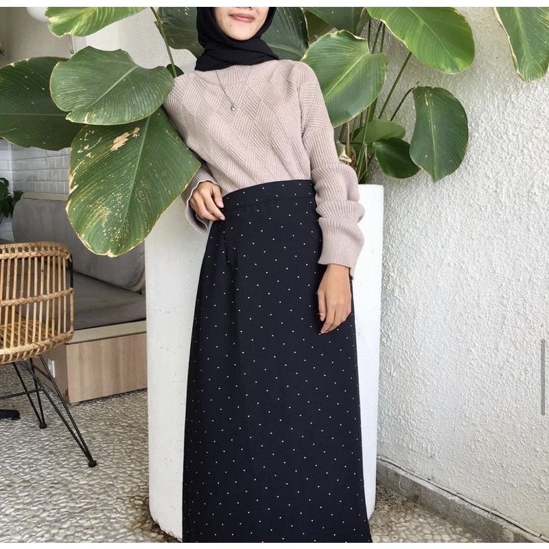 BEFAST - ZFS OOTD Rok FULAN / GAMAR A LINE SHAKILA SKIRT / GAMAR A LINE SHAKILA SKIRT / Rok Wanita Casual / Fashion Wanita Modis / OOTD Remaja Wanita Hijab / Rok Motif / Trendy / Keluaran Terbaru 2022