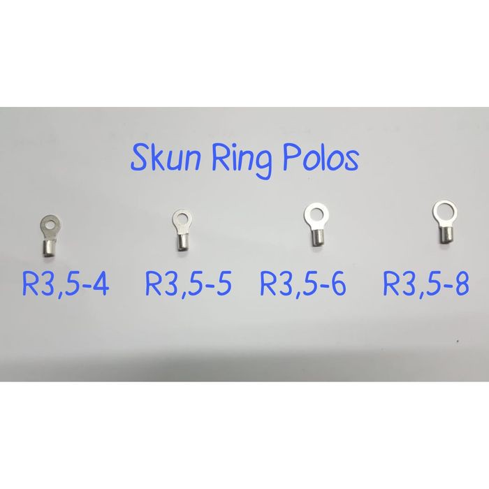 Skun Kabel Ring O Non Isolated 3.5-8 / Skun VR 3.5-8 POLOS / Skun 4mm / Skun Polos 3.5-8 /Skun Bulat