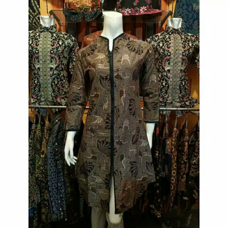 baju batik tunik tradisional//baju batik wanita//bisa cod