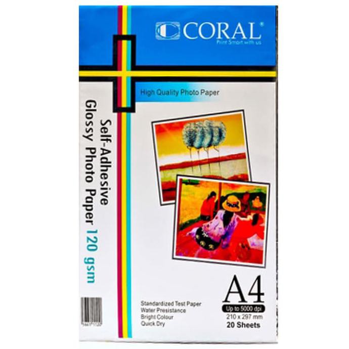 

Murah Coral Stiker Glossy A4 12Ogr Juara