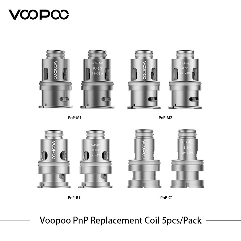 VOOPOOO VINCI Coil Mod Pod Kit 0.3ohm 0.45ohm 0.6ohm PnP-VM1 Mesh Coil Vape Occ  5PCS/kotak  VINCI X