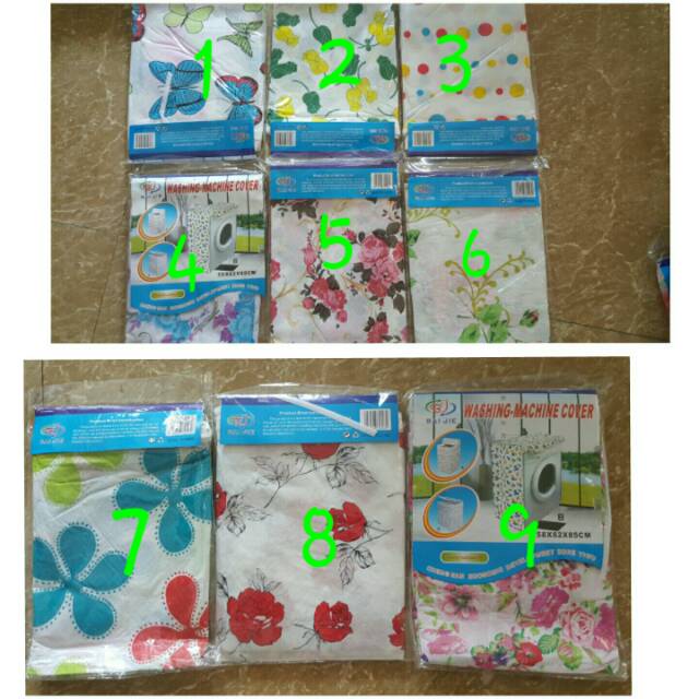 Cover sarung mesin cuci tipe B ( buka samping) tahan panas dan air ok  good quality