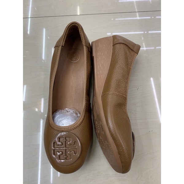 sepatu cewe hak 3inc merk tory burch premium