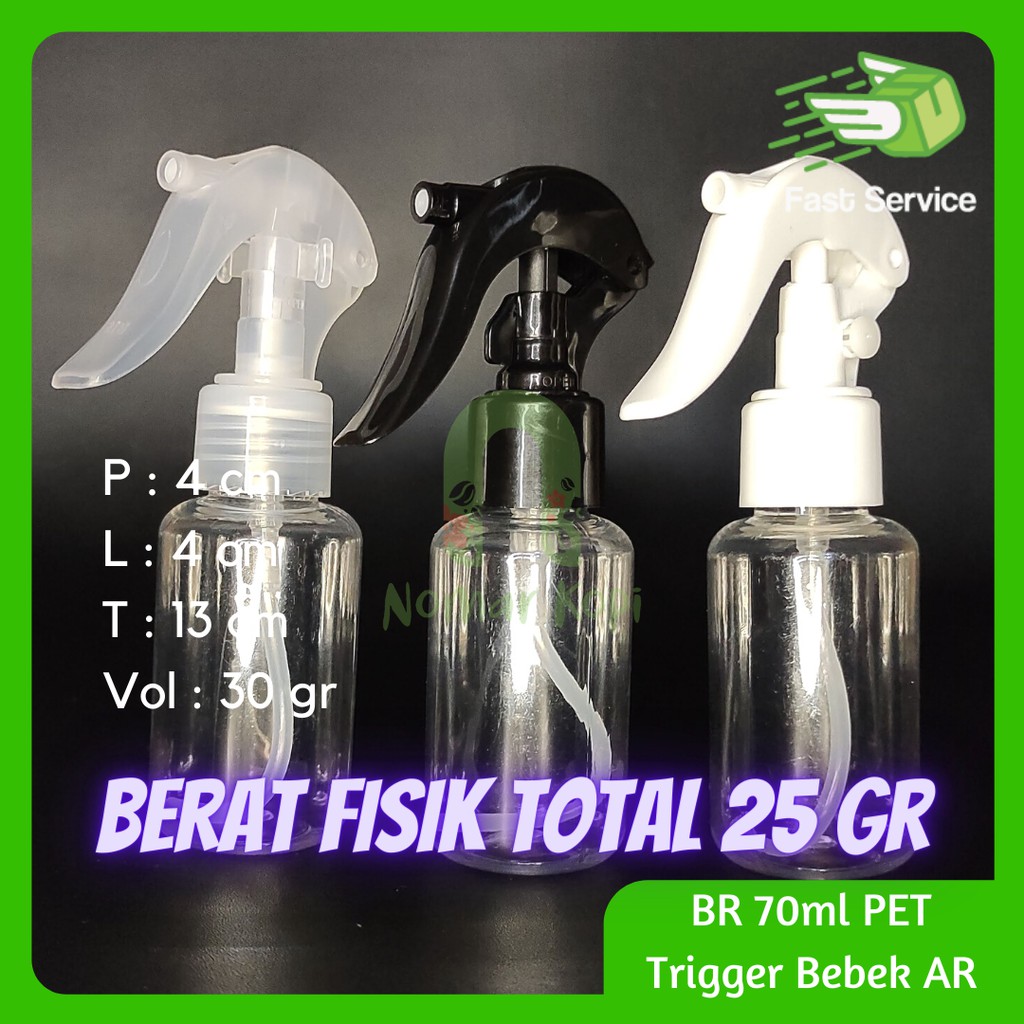 Botol 70ML Tabular Trigger Bebek