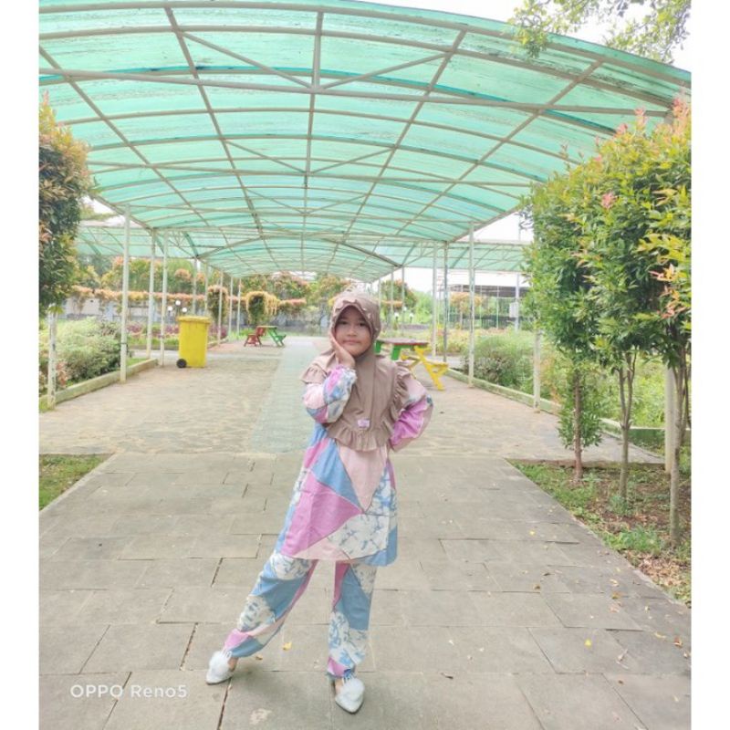 One set / tunik anak / Setelan Anak bahan Rayon usia 3-7 tahun