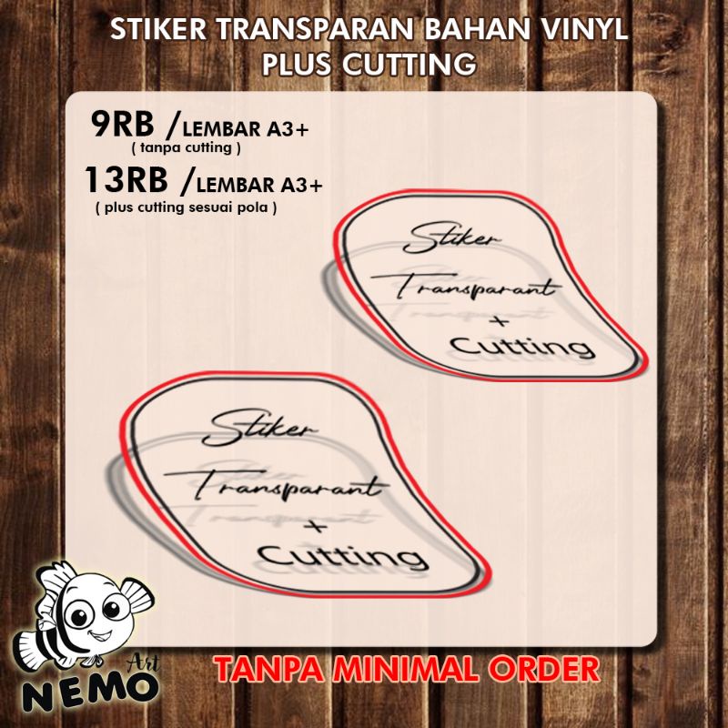 

STIKER TRANSPARANT