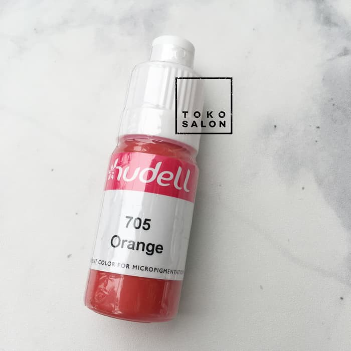 Best Seller Hudell Hybrid Pigment Ink Tinta Sulam Alis Bibir Embo Orange
