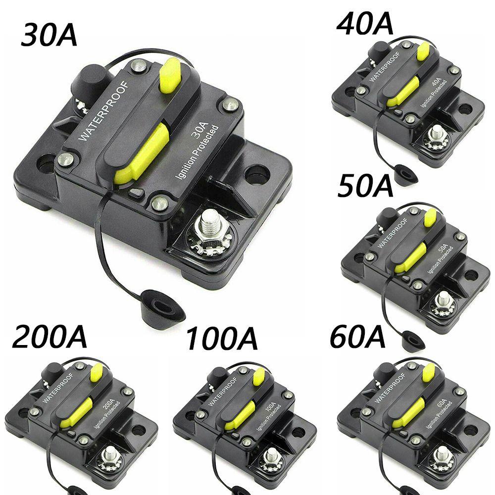 Preva Car Circuit Breaker 12V-48V Pelindung Sirkuit Jok Pengaman Perahu Mobil