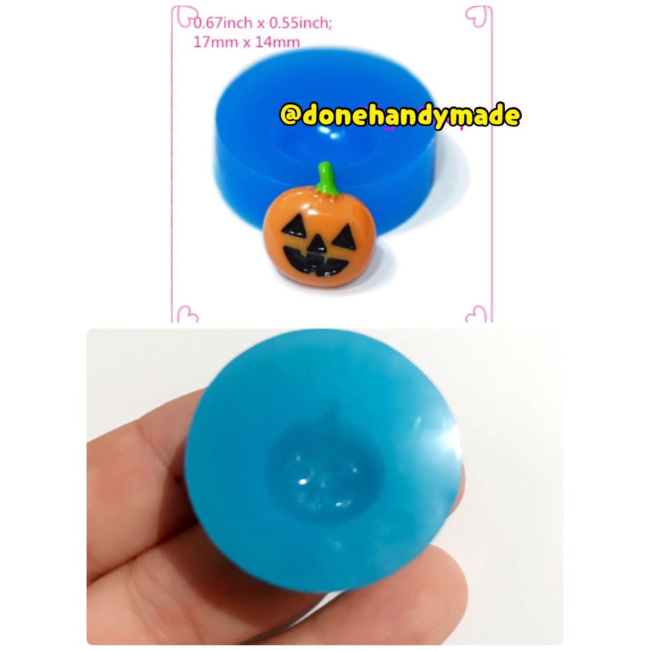 mold clay mold resin cetakan clay cetakan fondant mold pastry pumpkin