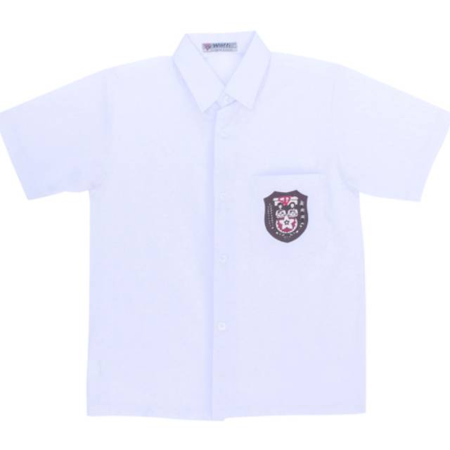 Baju seragam sekolah putih SD lengan pendek