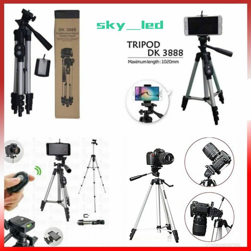 Tripod 3110  /  3120 / DK3888 Kaki 1 Meter + Remote